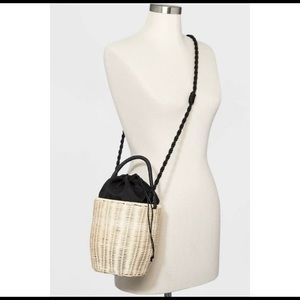 Rattan Bucket Purse